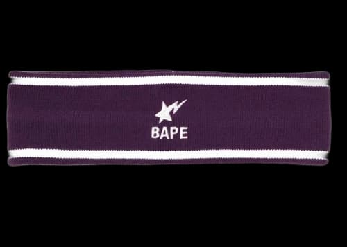 BAPE Bapesta Headband Purple