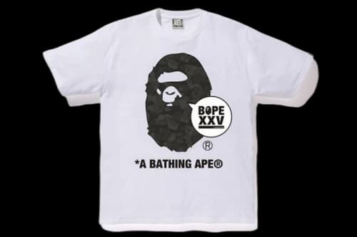 BAPE Bapexclusive Aoyama XXV Ape Head Tee White