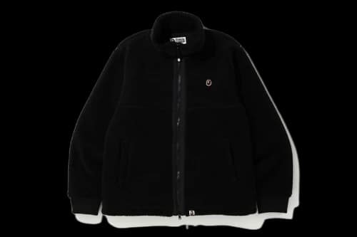 BAPE Boa Ape Head One Point Zip Jacket Black