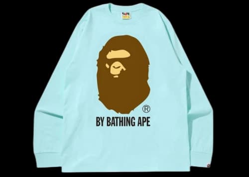 BAPE By Bathing Ape L/S Tee (SS22) Sax
