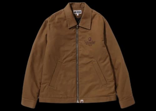 BAPE Canvas Work Jacket Brown