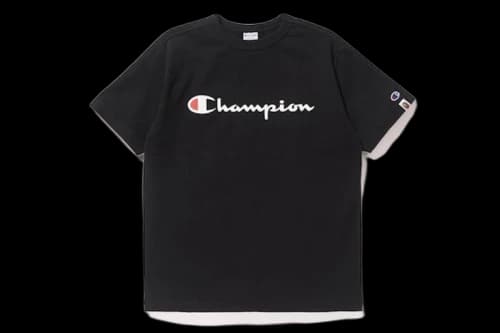 BAPE Champion Tee Black
