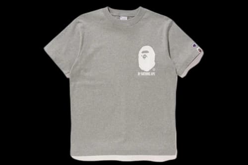 BAPE Champion Tee Championtee Grey