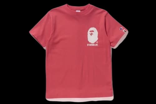 BAPE Champion Tee Championtee Pink