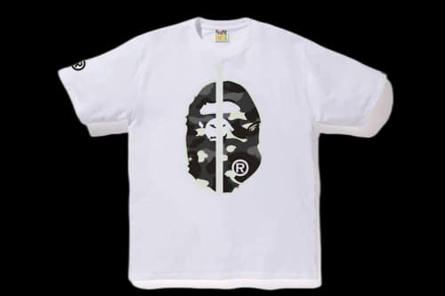 BAPE City Camo 2nd Ape Tee White/Black