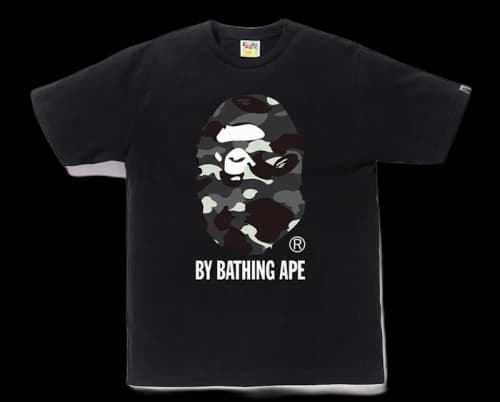 BAPE City Camo By Bathing Tee (SS18) Black/Black