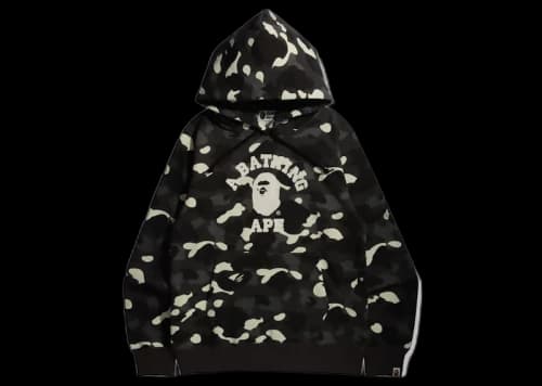 BAPE City Camo College Online Exclusive Pullover Hoodie (FW21) Black