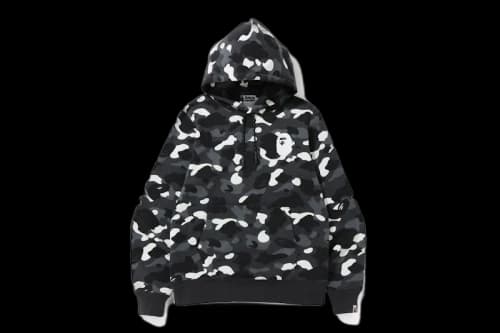 BAPE City Camo Pullover Hoodie Black