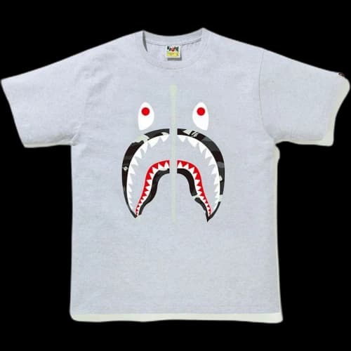 BAPE City Camo Shark Tee Gray