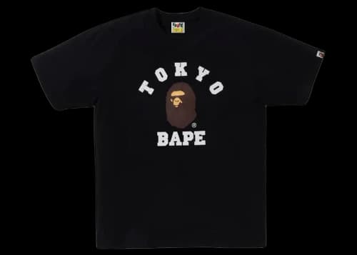 BAPE City Tokyo College Tee (SS23) Black