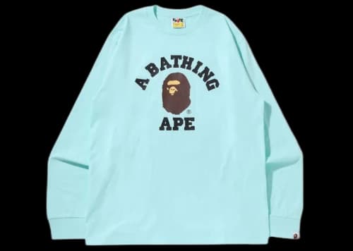 BAPE College L/S Tee (SS22) Sax