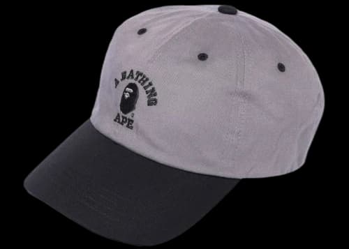 BAPE College Panel Cap (SS22) Gray
