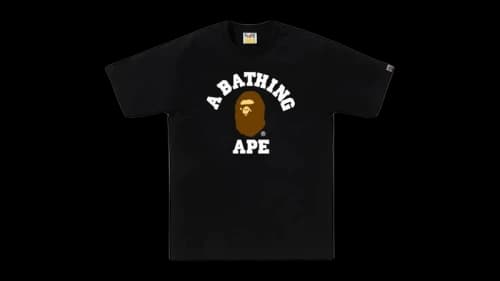 BAPE College Tee (SS26) Black