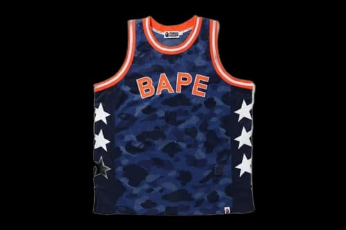 BAPE Color Camo Basketball Tank Top (SS20) Navy