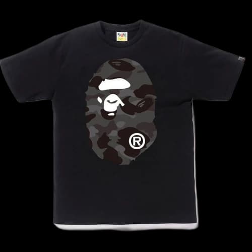 BAPE Color Camo Big Ape Head Tee Black/Black