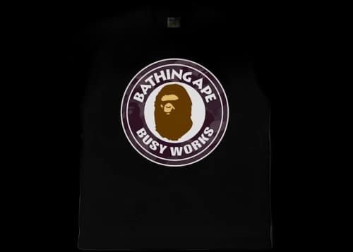 BAPE Color Camo Busy Works Relaxed Fit Tee Black/Burgundy