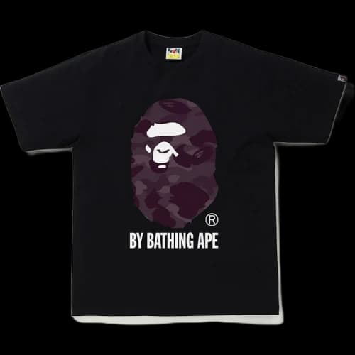 BAPE Color Camo by Bathing Ape Tee Black/Burgundy