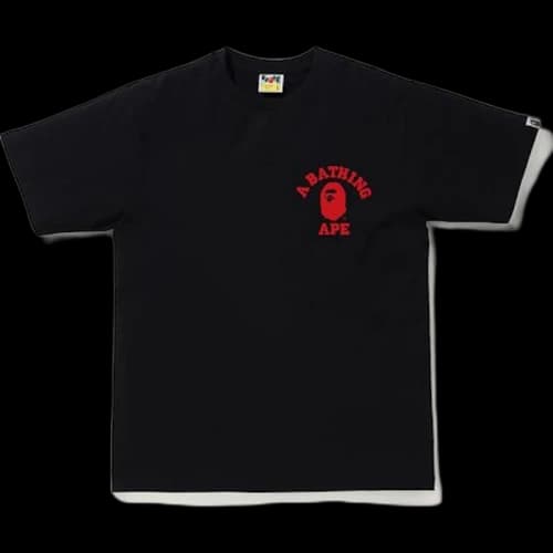 BAPE Color Camo College ATS Tee (FW20) Black/Red