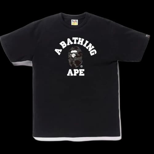 BAPE Color Camo College Tee Black/Black