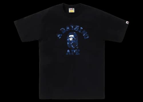 BAPE Color Camo College Tee (SS24) Black/Navy