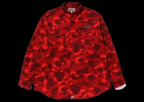 BAPE Color Camo CPO Shirt Red