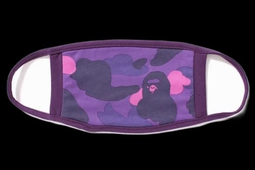 BAPE Color Camo Mask Purple