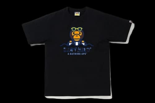 BAPE Color Camo Milo Float Summer T-Shirt Black/Blue