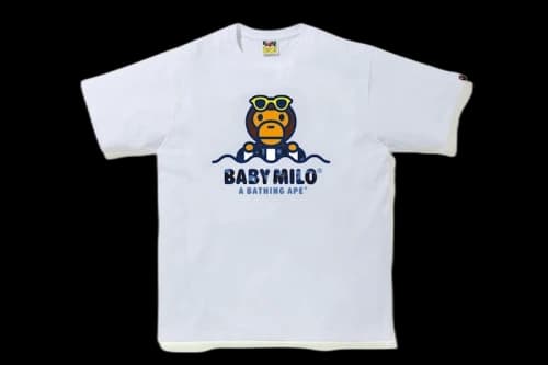 BAPE Color Camo Milo Float Summer T-Shirt White/Blue