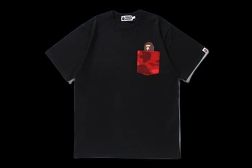BAPE Color Camo Pocket Tee Black