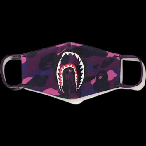 BAPE Color Camo Shark Mask Purple/Pink