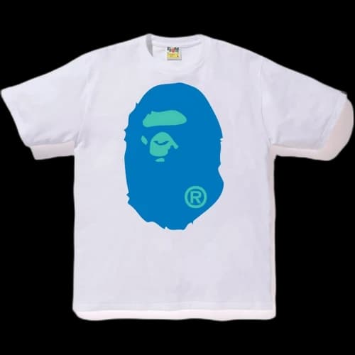 BAPE Colors Big Ape Head Tee (SS19) White