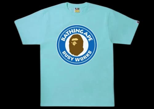BAPE Colors Busy Works Tee Sax