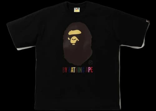 BAPE Colors Relaxed Fit Tee Black