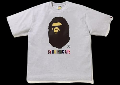 BAPE Colors Relaxed Fit Tee Grey