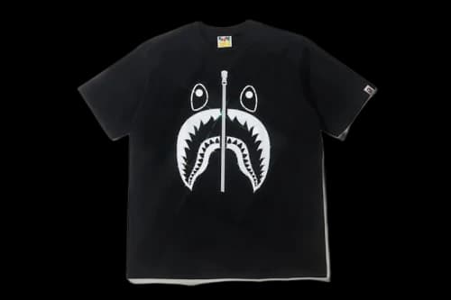 BAPE Crystal Stone Shark T-Shirt Black