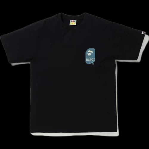 BAPE Desert Camo Ape Head Tee Black