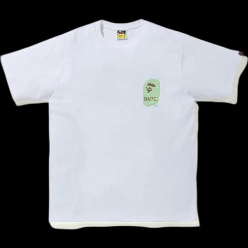 BAPE Desert Camo Ape Head Tee White