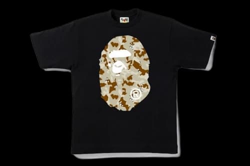 BAPE Desert Camo Big Ape Head Tee Black/Brown