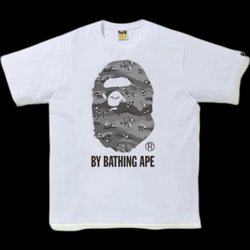BAPE Desert Camo by Bathing Ape Relaxed Tee White/Black