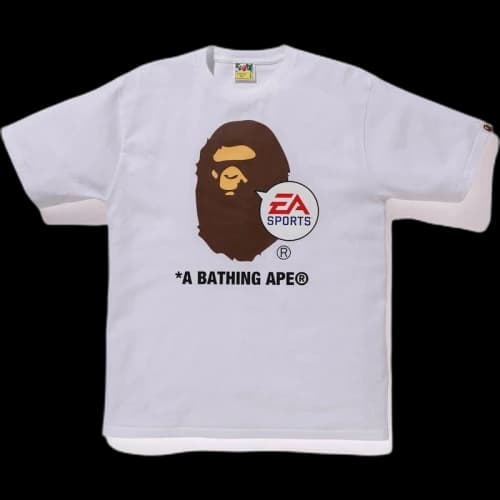 BAPE EA Sports Ape Head Tee White