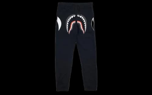 BAPE Faceless Shark Slim Sweatpants Black