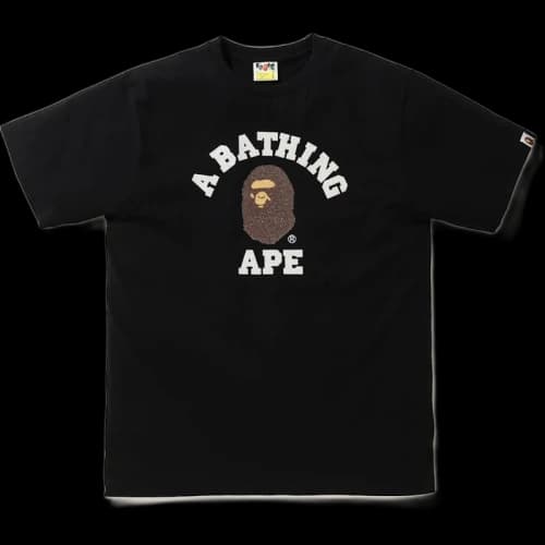 BAPE Glass Beads College Tee (SS20) Black