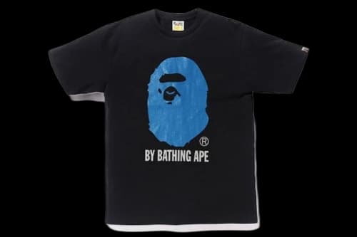 BAPE Glitter By Bathing Tee Black/Blue
