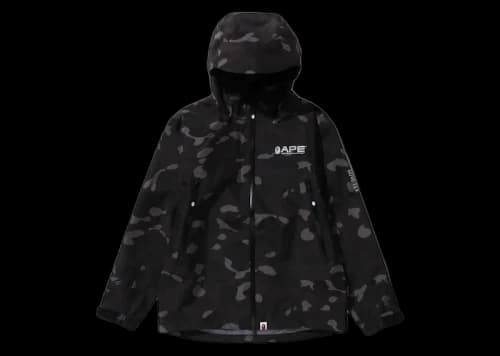 BAPE GORE-TEX Color Camo Shell Jacket Black