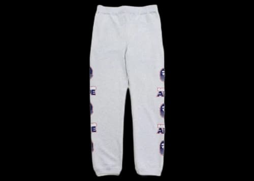 BAPE Graphic #1 Sweatpants Gray