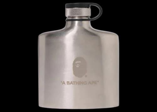 BAPE GSI Small Hip Flask Silver
