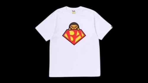 BAPE Hero Baby Milo Tee White