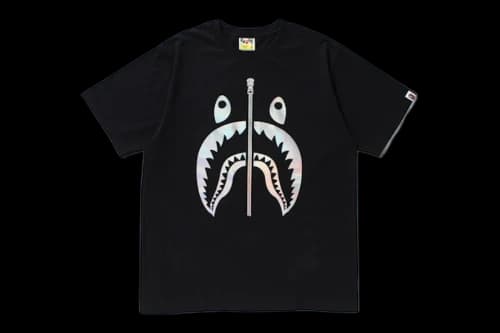 BAPE Hologram Shark Tee Black