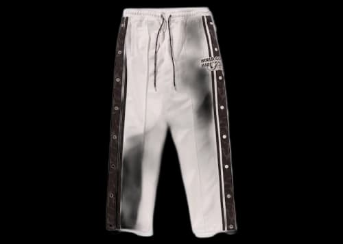BAPE Jersey Track Pants Ivory