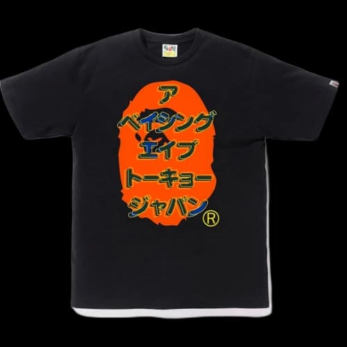 BAPE Katakana Ape Head Tee (FW19) Black